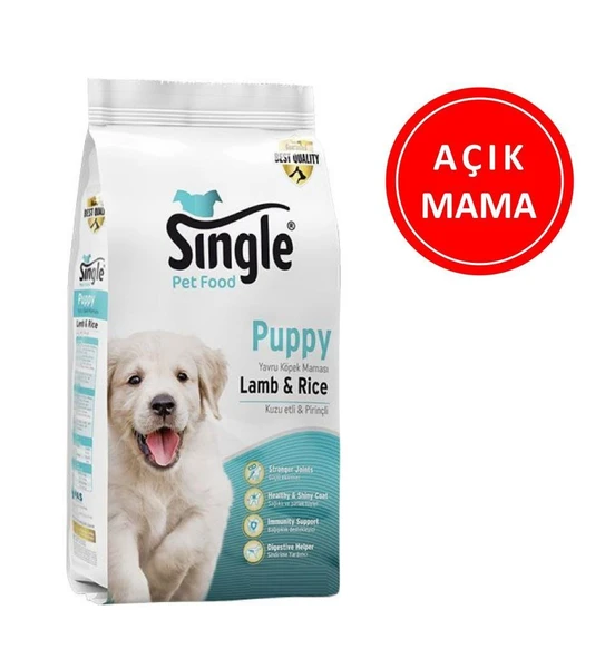Single Kuzu Etli Yavru Köpek Maması 1 kg AÇIK ürün görseli 1
