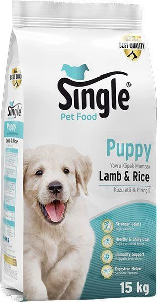 Single Kuzu Etli Yavru Köpek Maması 15 kg ürün görseli 1