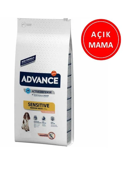 Advance Sensitive Hassas Deri Somonlu Köpek Maması 1 Kg AÇIK ürün görseli 1