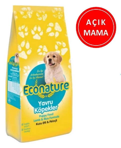 Econature Kuzu Etli Yavru Köpek Maması 1 Kg AÇIK ürün görseli 1