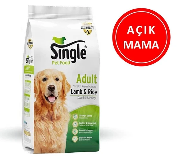 Single Kuzu Etli Köpek Maması 1 kg AÇIK ürün görseli 1
