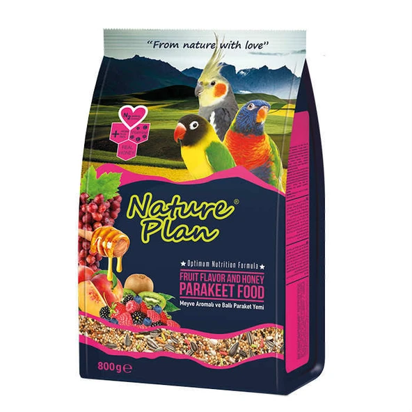 Nature Plan Paraket Yemi 800 gr ürün görseli 1