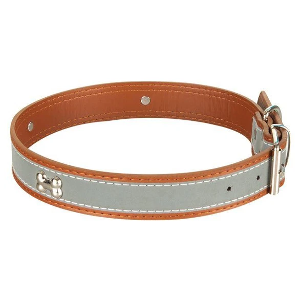 Sanlian Köpekler İçin Kemik Desenli Reflektörlü Boyun Tasması 2,5-55 cm ürün görseli 1