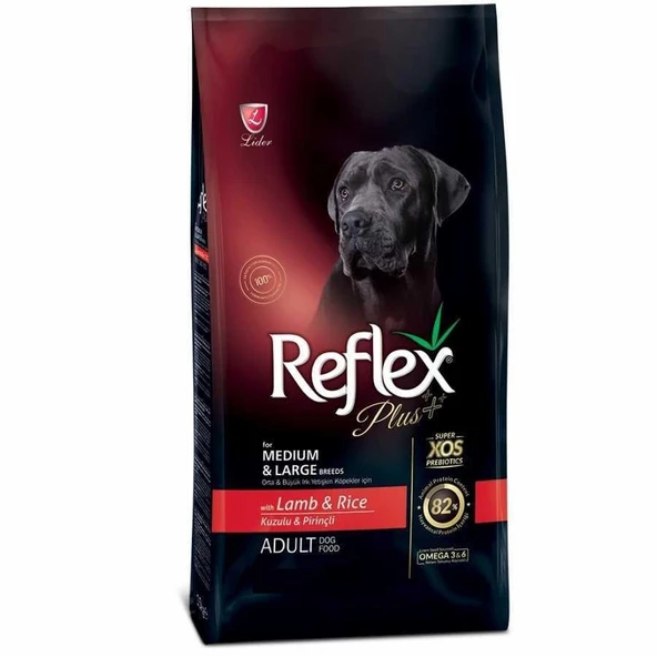 Reflex Plus Kuzulu Orta Büyük Irk Köpek Maması 3 Kg ürün görseli 1