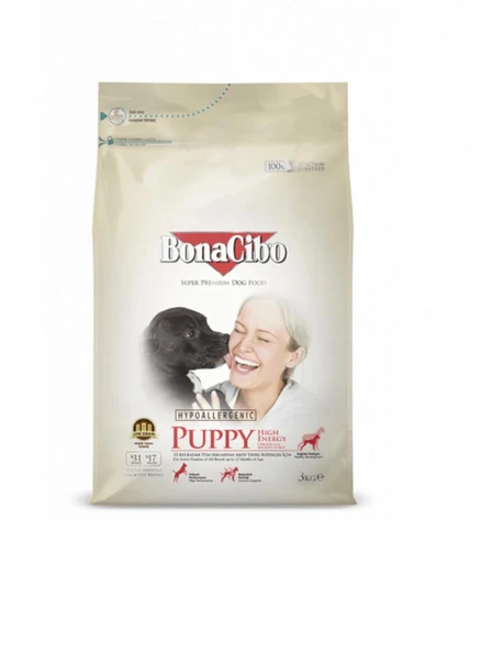 Bonacibo Puppy Yüksek Enerjili Yavru Köpek Maması 3 Kg ürün görseli 1