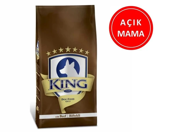 King Biflekli Yetişkin Köpek Maması 1 Kg AÇIK ürün görseli 1
