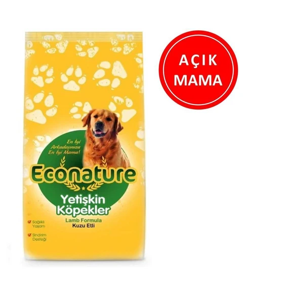 Econature Kuzu Etli Köpek Maması 1 Kg AÇIK ürün görseli 1