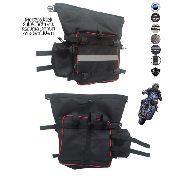 SEVBAGS MOTORSİKLET SULUKLU KORUMA DEMİRİ AVADANLIK ÇANTALARI ürün görseli 1