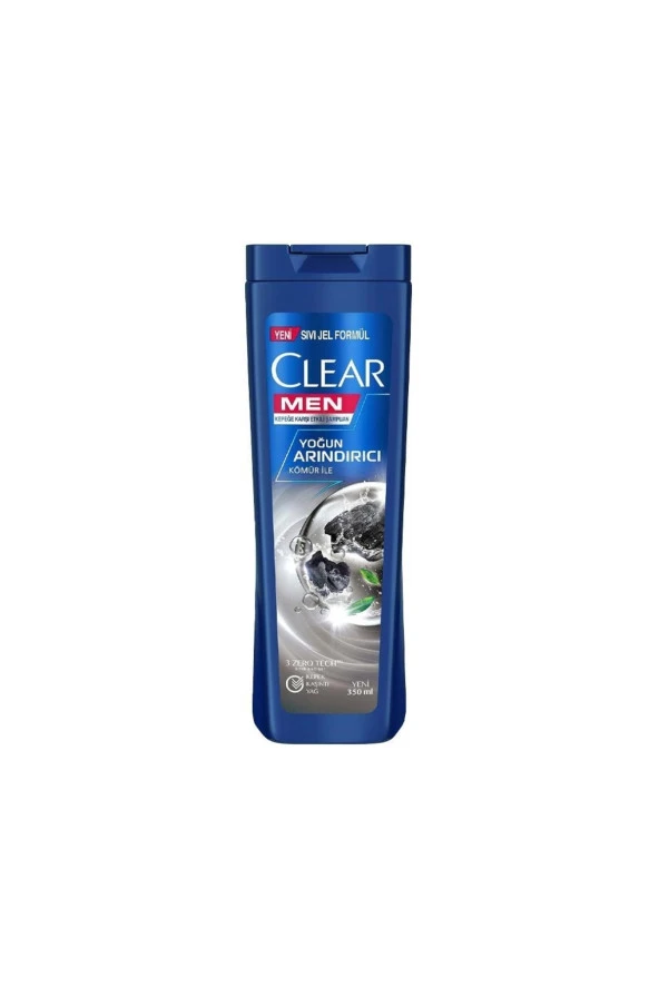 Clear Men Kepeğe Karşı Etkili Şampuan Yoğun Arındırıcı Kömür Ile 350 Ml ürün görseli 1