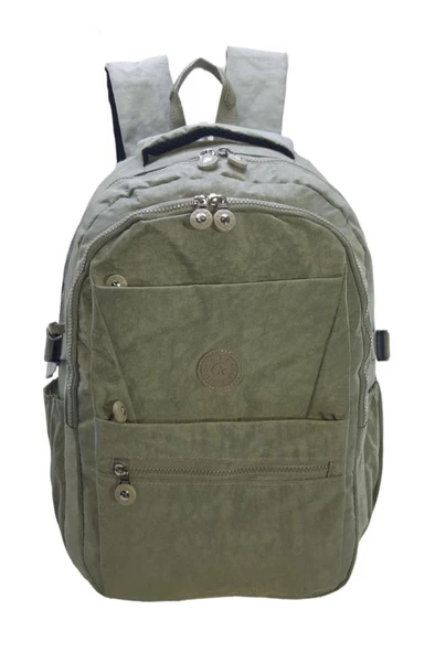 Çok Cepli Hafif Klinkır Kumaş Okul Sırt Çantası Unisex Çanta 43*30 Cm Hafif Su İtici Klinkır Kumaş ürün görseli 1