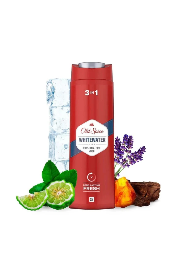 Old Spice Duş Jeli Whıtewater 3'ü 1 Arada 400 ml - Resim 2