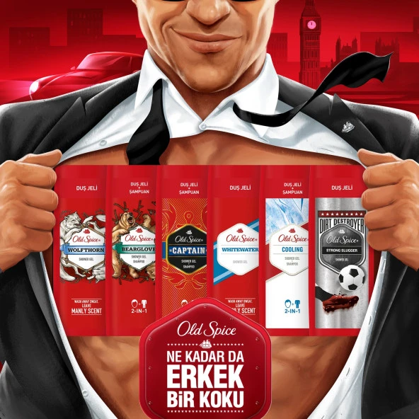 Old Spice Duş Jeli Whıtewater 3'ü 1 Arada 400 ml - Resim 5