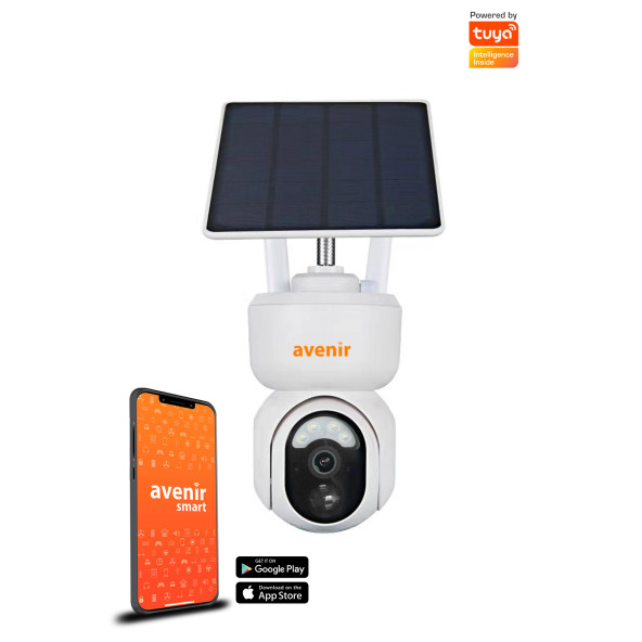 Avenir AV-S400 4g Sim Kartlı Güneş Enerjili (Solar) Dış Ortam 360° Hareketli Akıllı Kamera - App ürün görseli 1