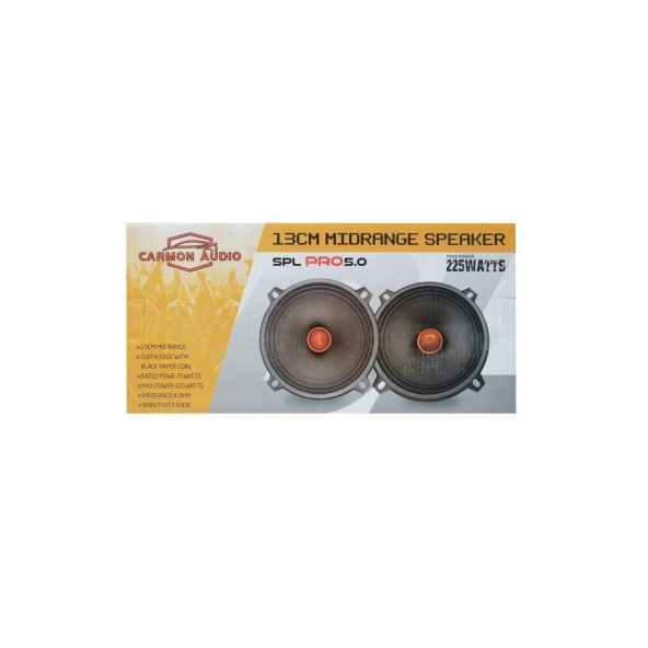 Carmon Audio Spl Pro 5.0 13 cm Midrange Hoparlör ürün görseli 1