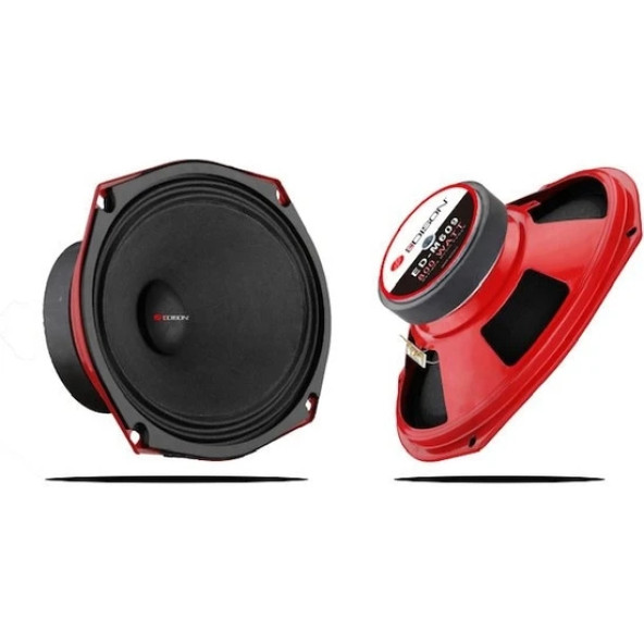 Edison ED-M609 800 Watt 6x9" Oval 89 Db 1.3" Vc 120 Rms Midrange ürün görseli 1