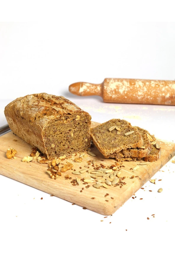 AYÇEKİRDEKLİ SİYEZ EKMEĞİ 500G ürün görseli 1