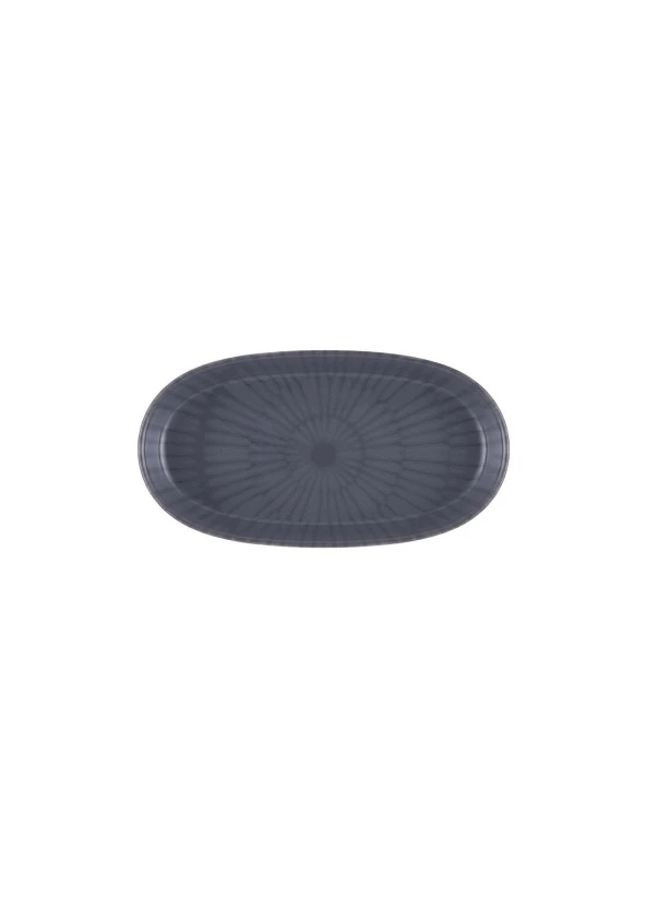 The Mia Noon Oval Servis 2li Gri 17 cm ürün görseli 1