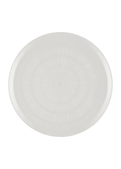 The Mia Noon Servis Tabağı Krem 30 Cm - Resim 7