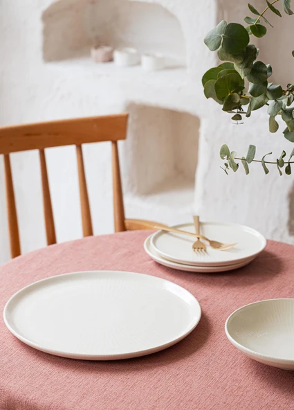 The Mia Noon Servis Tabağı Krem 30 Cm ürün görseli 1