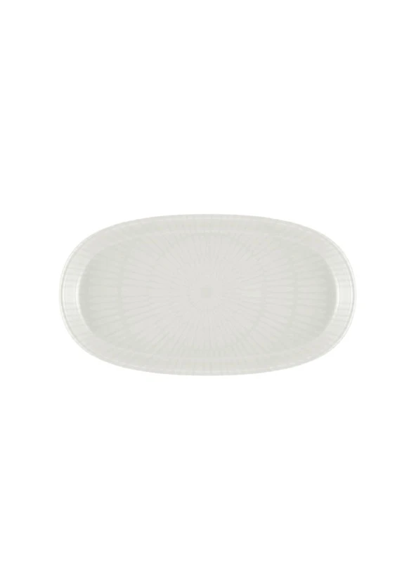 The Mia Noon Oval Servis 2li Krem 26 cm - Resim 2