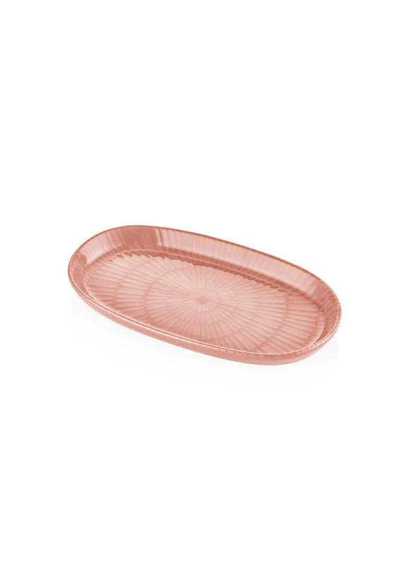 The Mia Noon Oval Servis 2li Somon 26 cm ürün görseli 1