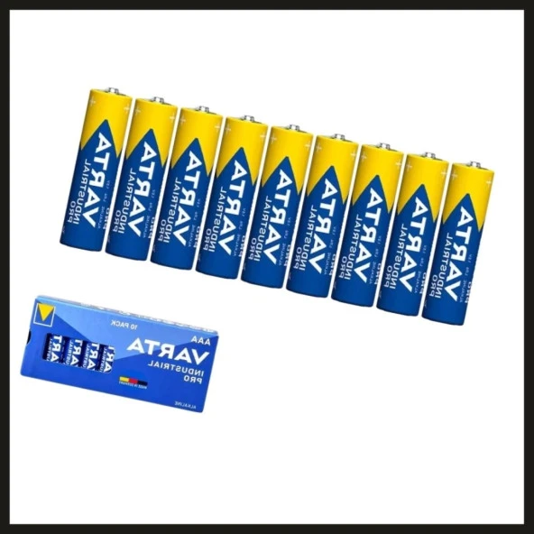 Uyguna-Yakala 10'lu Paket Endüstriyel Pro Alkaline Aaa İnce Pil-PIL.004 ürün görseli 1