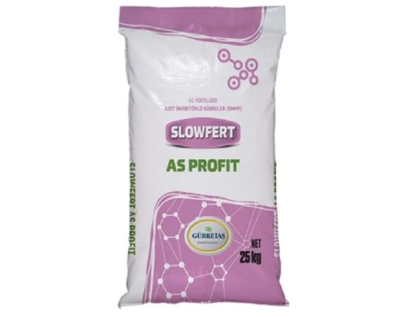 Gübretaş SLOWFERT AS PROFIT (25 Kg) Yavaş Salınımlı, 21 Azot Gübre ürün görseli 1