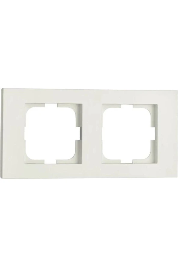 Ovivo - Grano Yatay İkili Çerçeve (Beyaz)  400-XX0000-226 ürün görseli 1