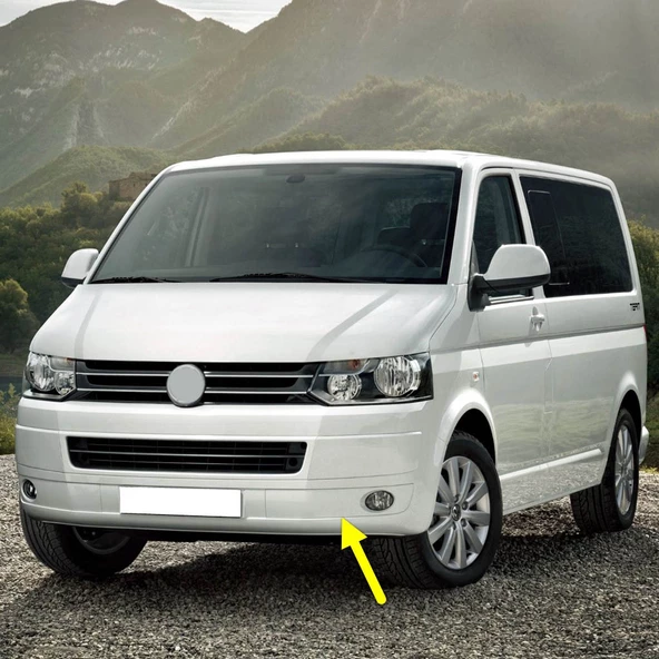 VW Caravelle T6 2010-2015 Ön Tampon Sol Sis Farı Kapağı 7E5807489D ürün görseli 1