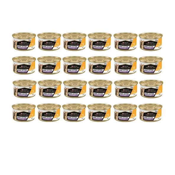 Pro Plan Pouch Tavuklu Yavru Kedi Konservesi 85 Gr X 24 Adet ürün görseli 1