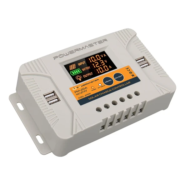 Powermaster PM-20A Dijital Otomatik Solar Şarj Regülatörü - Resim 7