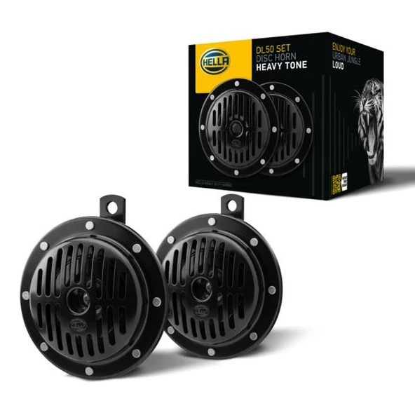 Hella Superton Korna 12V Siyah 310-380 Hz 3CB004811-042 ürün görseli 1