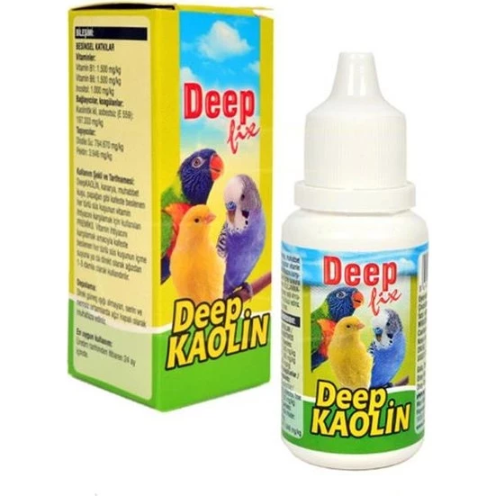 Deep Kaolin (ishal)15 ml Kuş Bağırsak Vitamini Skt:04/2028 ürün görseli 1