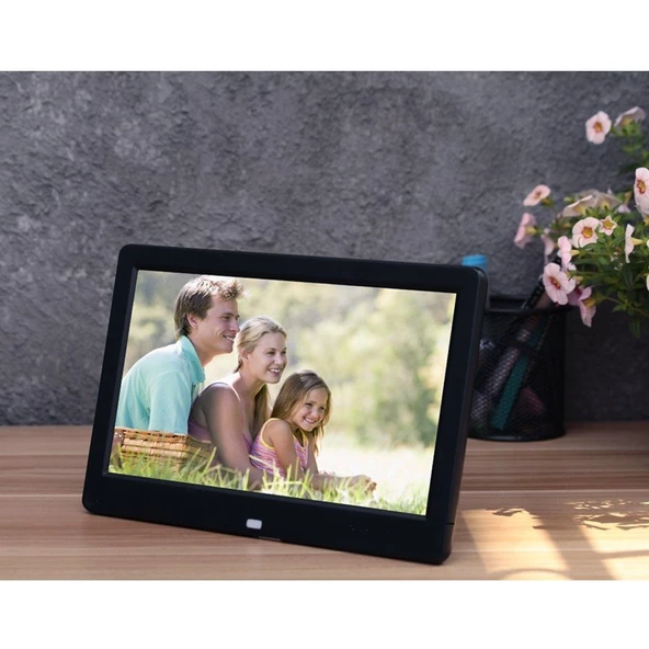Dijital Fotoğraf Çerçevesi 10.2 inç Video+Mp3 Kumandalı ürün görseli 1