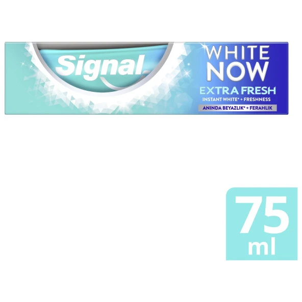 Signal Diş Macun Whıte Now Extra Fresh75 Ml Aşındırmadan Anında Beyazlık ürün görseli 1