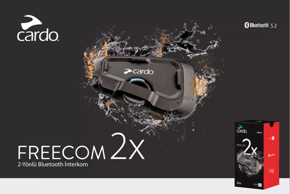 CARDO FREECOM 2X BLUETOOTH VE INTERCOM (TEKLİ PAKET) - Resim 6