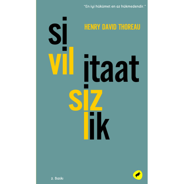 Henry David Thoreau - Sivil İtaatsizlik ürün görseli 1