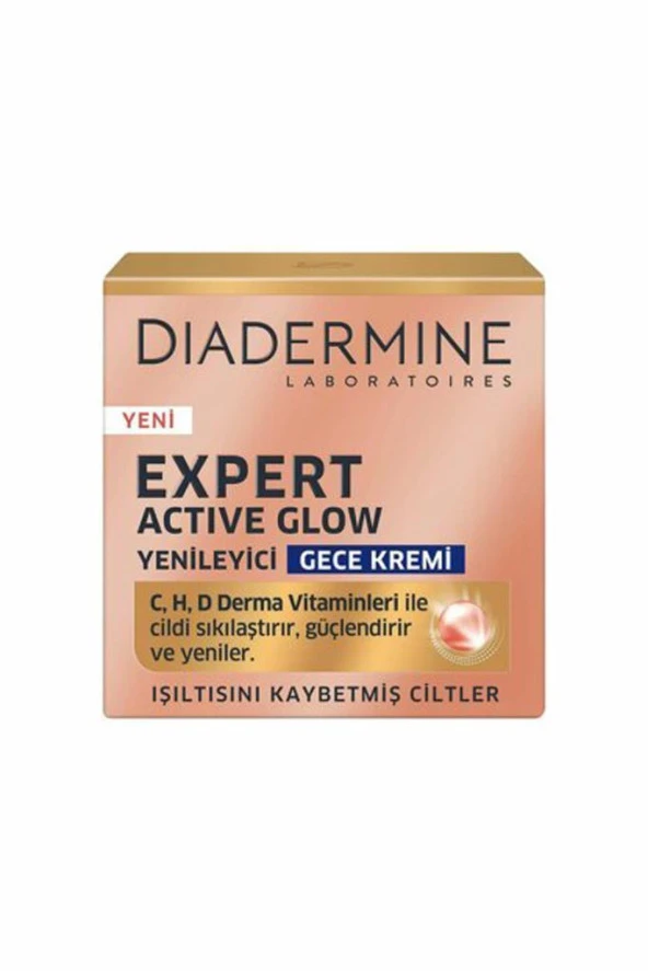 Diadermine Expert Glow Yenileyici Gece Kremi 50ml ürün görseli 1