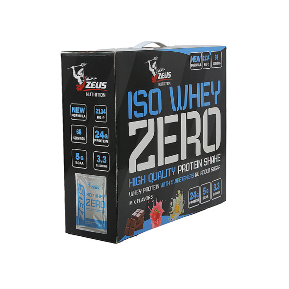 Zeus Nutrıtıon Zero Isole Whey Protein Mix Aroma 68 Servis ürün görseli 1