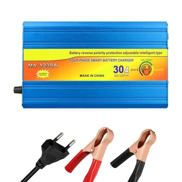 Powermaster 12 Volt 30 Amper Akıllı Akü Şarj Cihazı ürün görseli 1