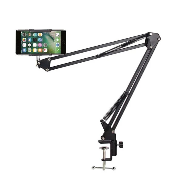 UpWay Universal Cep Telefonu Alüminyum Masa Stand 360 Derece Dönebilen Tutucu ürün görseli 1