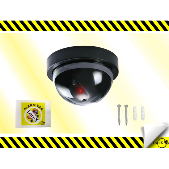 LOREX LR-SK04 Caydırıcı Sahte Dome Kamera ürün görseli 1