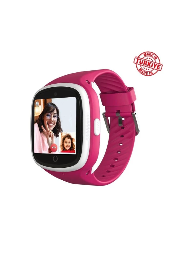 Bilicra Connect Akıllı Çocuk Saati Pembe Görüntülü Görüşme ürün görseli 1