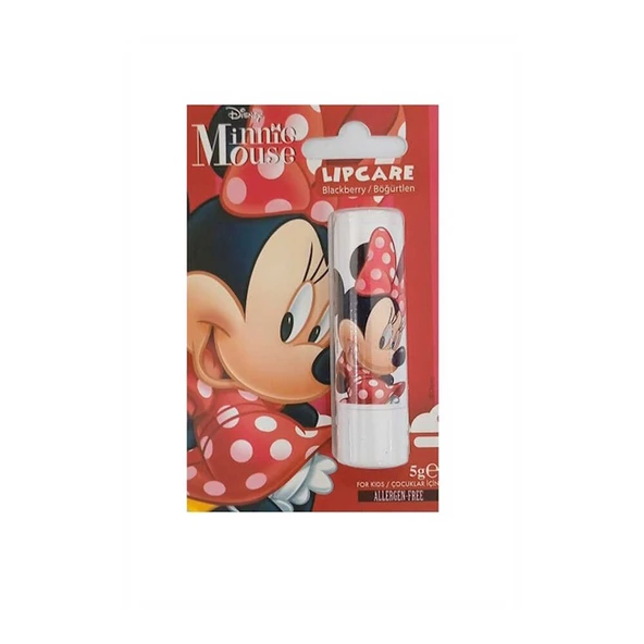 Kiva Lipcare Minnie Mouse Çocuklar İçin Dudak Koruyucu 5g Böğürtlen Aromalı ürün görseli 1