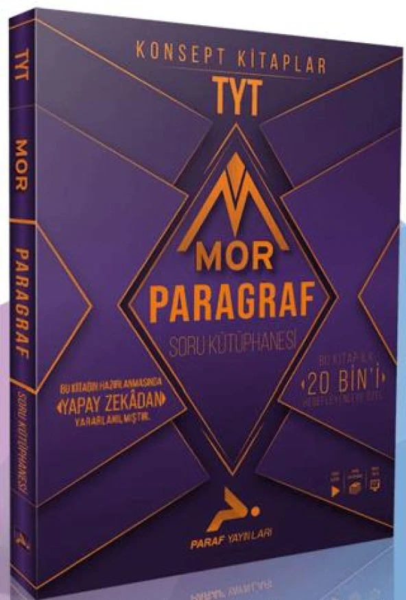 Paraf TYT Mor Paragraf Soru Kütüphanesi Prf Yayınları ürün görseli 1
