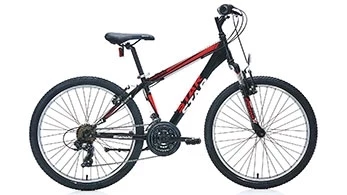 Bianchi Star V Fren 21 Vites 24 Jant Dağ Bisikleti Siyah Kırmızı ürün görseli 1