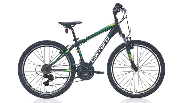 Carraro Speed 240 V Fren 21 Vites 24 Jant Dağ Bisikleti Siyah Yeşil ürün görseli 1