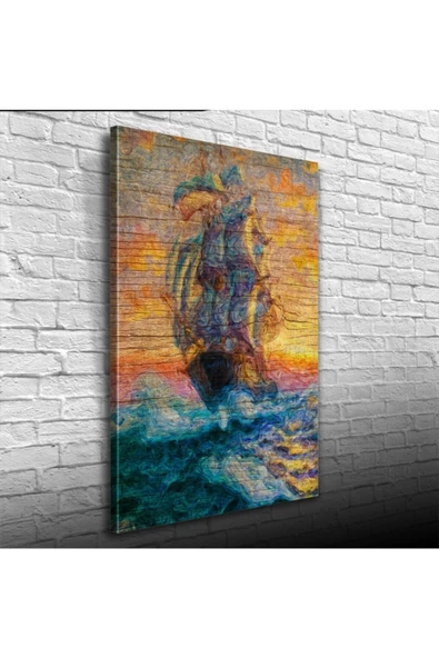Amiral Gemisi Canvas Tablo (50x70) ürün görseli 1