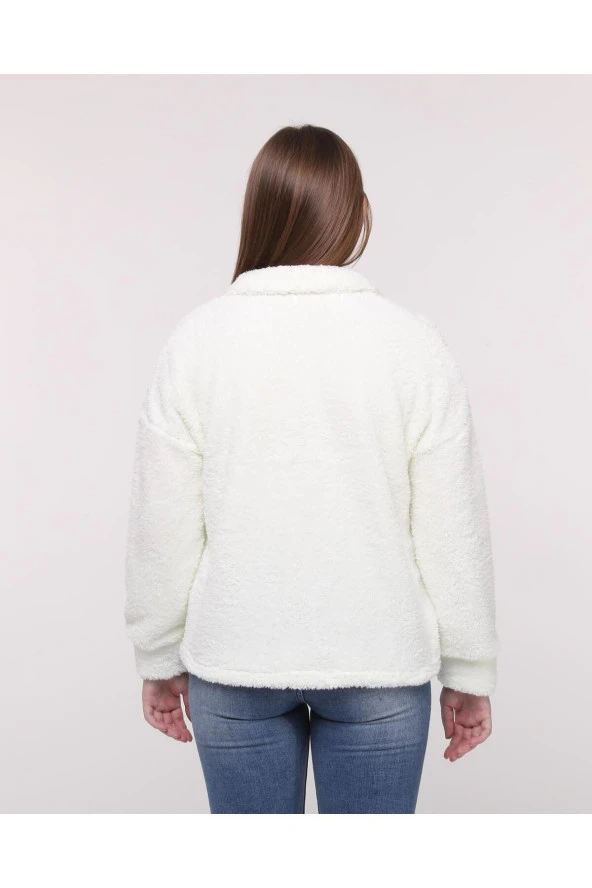 DÜŞÜK OMUZ SWEATSHIRT - Resim 3