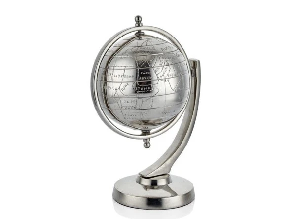 LAMEDORE GLOBE ARCHER GUMUS 20X16X29 CM ürün görseli 1